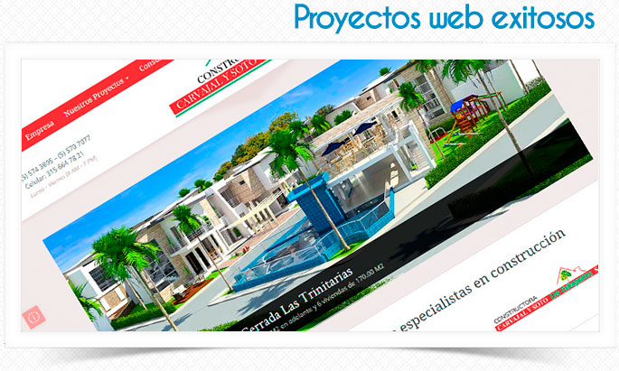 Diseño web Constructora en Valledupar